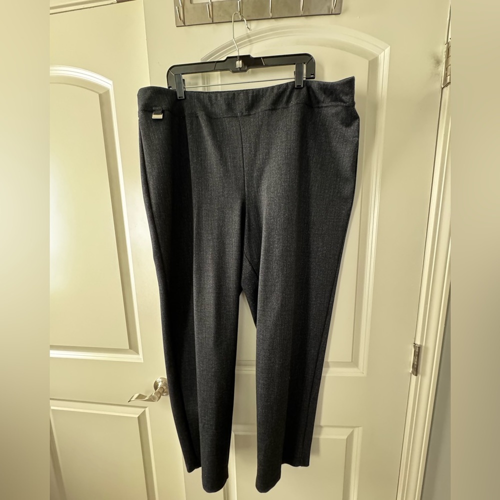 Women’s GrayTweed Knit Trousers 3x​